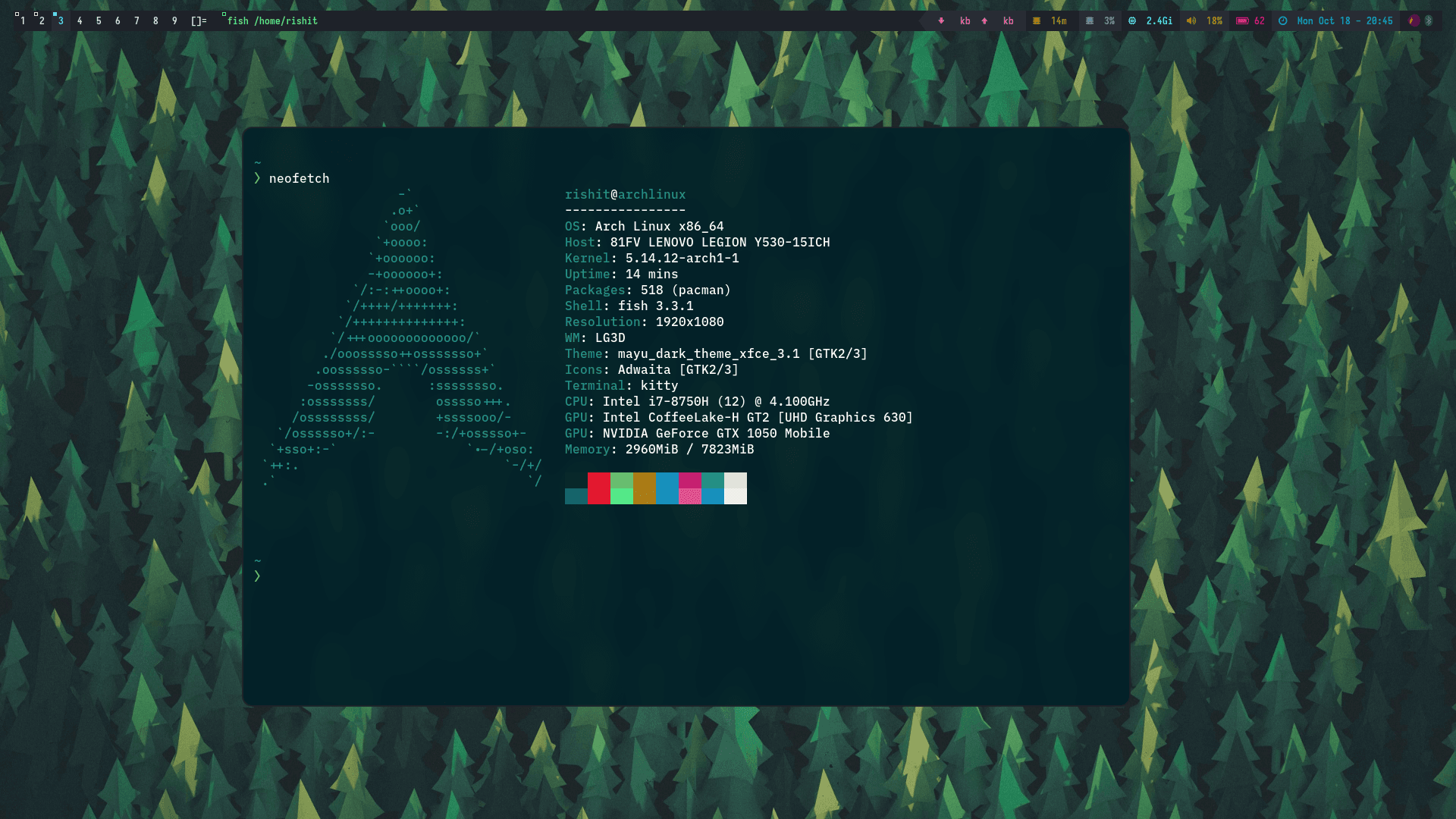  My Fish Workflow on Linux